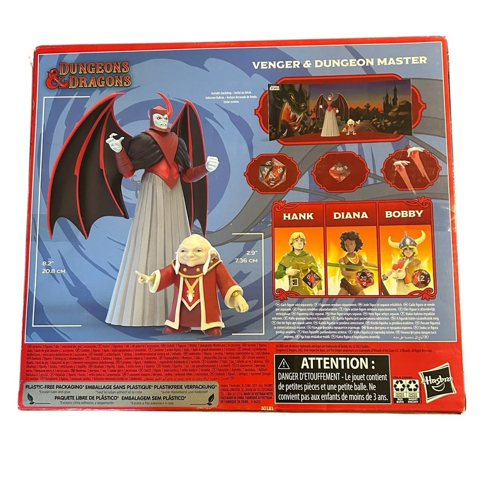 Dungeons & Dragons Cartoon Classics Scale Dungeon Master & Venger Action Figures - Picture 10 of 16